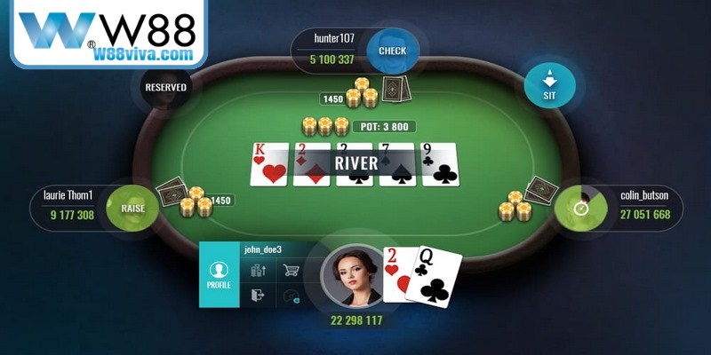 Luật chơi Poker online chi tiết qua từng vòng cụ thể